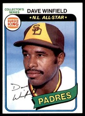 1980 Topps Burger King Pitch, Hit & Run #22 Dave Winfield
