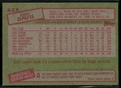 1985 Topps – Eric Davis Rookie #627 ~ NM-MT ~