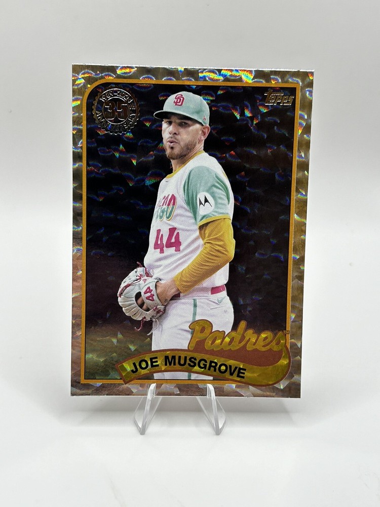 Joe Musgrove 2024 Topps Series 2 1989 Silver Crackle Foil #89B2-19 Padres