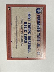 2026 Topps Series 1 – 1991 Topps Baseball Relics Fernando Tatís Jr. #91R-FTJ …