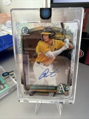 Shotaro Morii A&rsquo;s 1st Auto Speckle /299 #CPA-SM 2025 Bowman Chrome