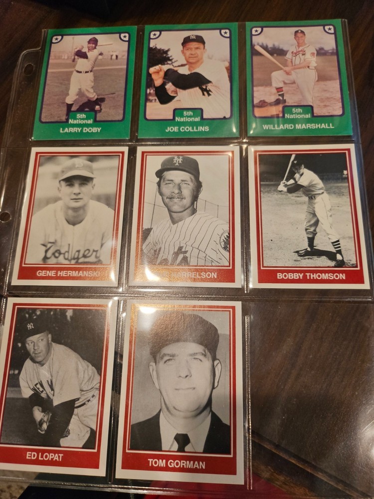 VIntage Baseball 1984: 5th Annual National Convention (8 card set) PROMO cards