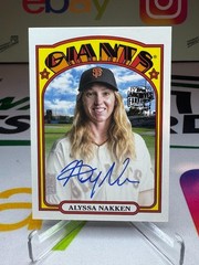 2022 Topps Archives Alyssa Nakken Fan Favorites AUTO – San Francisco Giants