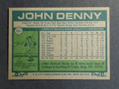 1977 Topps John Denny #541 Cardinals NM/MT (001)