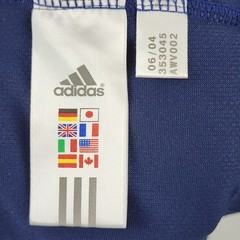 adidas Vintage Spain National Team Training Mens Top L Navy Red Jersey 3 Stripes
