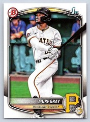 MURF GRAY PIRATES RC 1st card 2025 BOWMAN DRAFT #BD-108