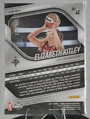 2025 Panini Prizm WNBA #41 Elizabeth Kitley – Blue Pulsar 186/199