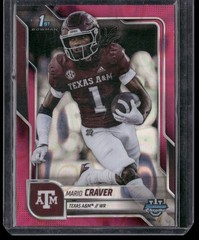 Mario Craver 1st Bowman Pink #165 Topps 2025