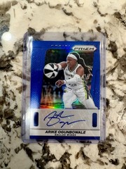 2025 Panini WNBA Prizm Arike Ogunbowale Throw Back Auto Blue Prizm /75