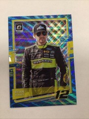 2021 Panini Donruss NASCAR – Optic Ryan Blaney #46 Carolina Blue Wave Prizm