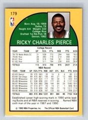 1990-91 NBA Hoops Basketball Sixth Man Award #179 Ricky Pierce Milwaukee Bucks A