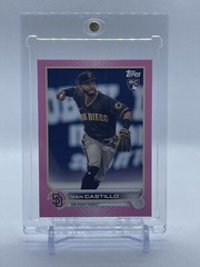 Ivan Castillo /25 2022 Topps Mini Pink #140 Rookie RC San Diego Padres