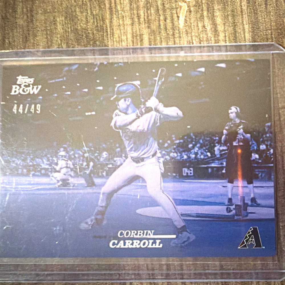 Topps Black & White 2024 Corbin Carroll #39 Arizona Diamondbacks Blue 44/49
