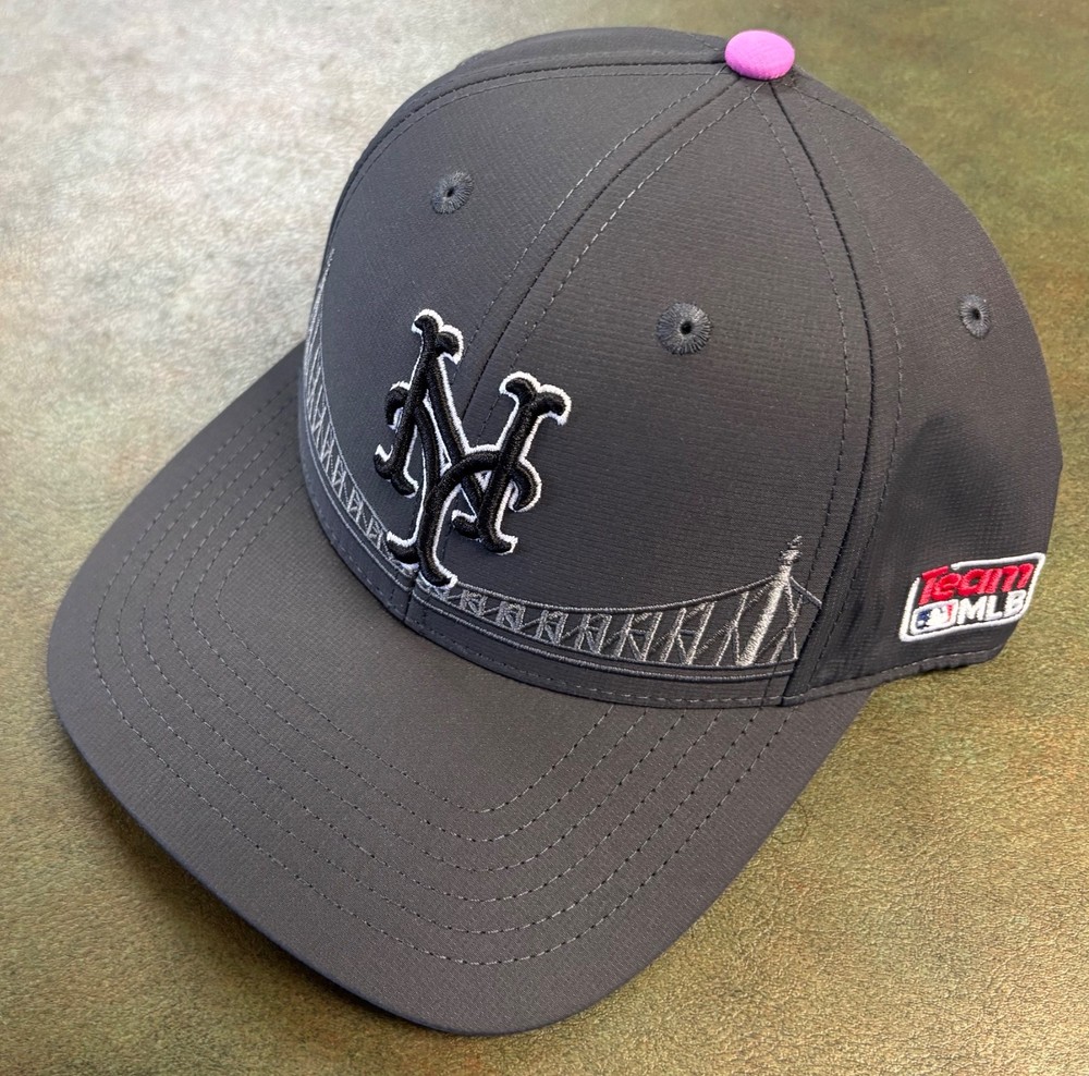 NEW New York Mets MLB Hat, One Size Fits Most, City Connect Series, Charcoal