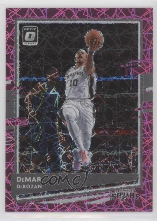 2020-21 Panini Donruss Optic Pink Velocity Prizm 38/79 DeMar DeRozan #36 4k8