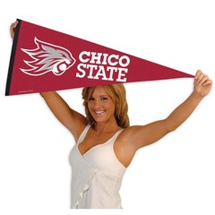 Chico State Wildcats Full Size 12 in X 30 in College NCAA Pennant