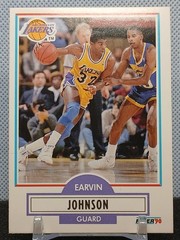 Earvin Magic Johnson 1990 Fleer #93 Los Angeles Lakers HOF