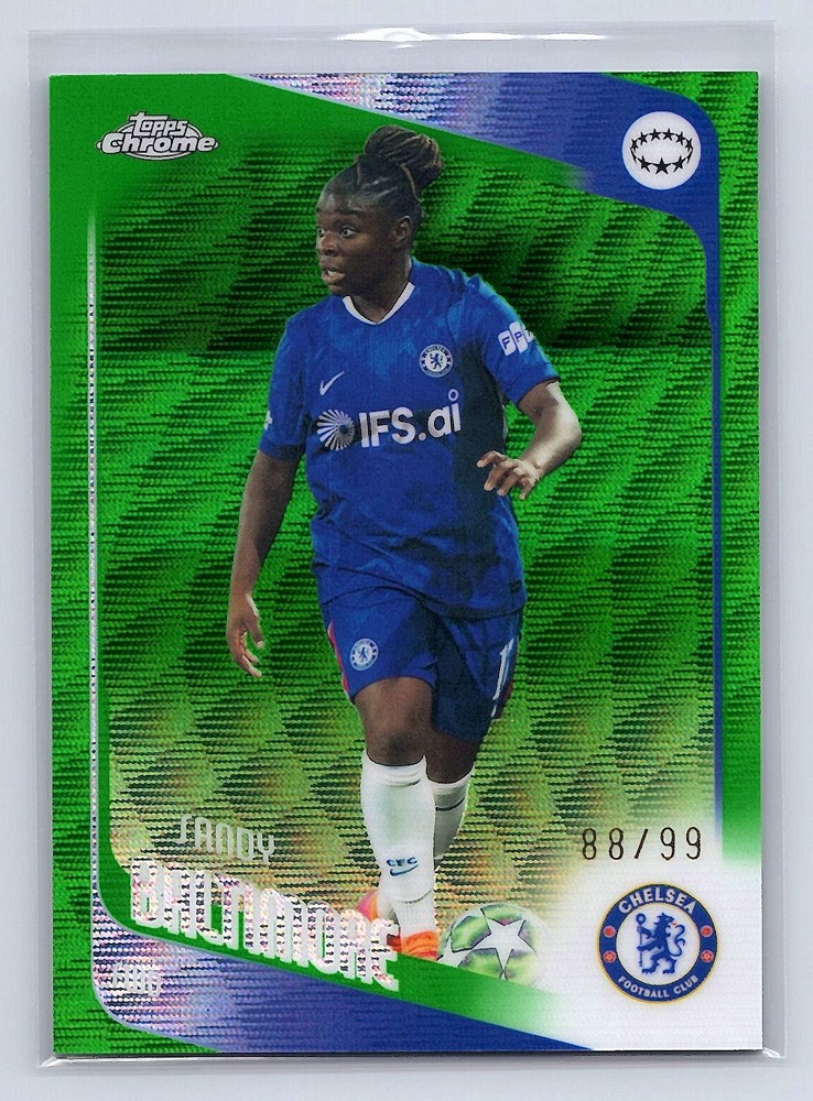 Sandy Baltimore 2025-26 Topps Chrome UWCL #67 Green Wave Refractor /99