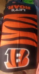 Cincinnati Bengals Clear Stadium Tote w/bonus Headband/Neckwrap 12x12x6 NWOT