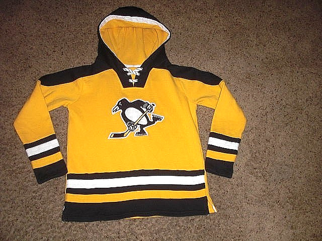 PITTSBURGH PENGUINS hockey jersey style Hoodie Youth Medium/Large