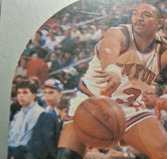 SLING&rsquo;S 🪙 MENENDEZ Brothers In Background 1990-91 NBA HOOPS, MARK JACKSON #205