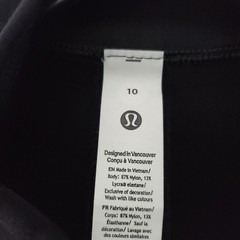 Philadelphia Eagles Define Jacket Women’s 10 Black NFL Full Zip Lululemon NWT