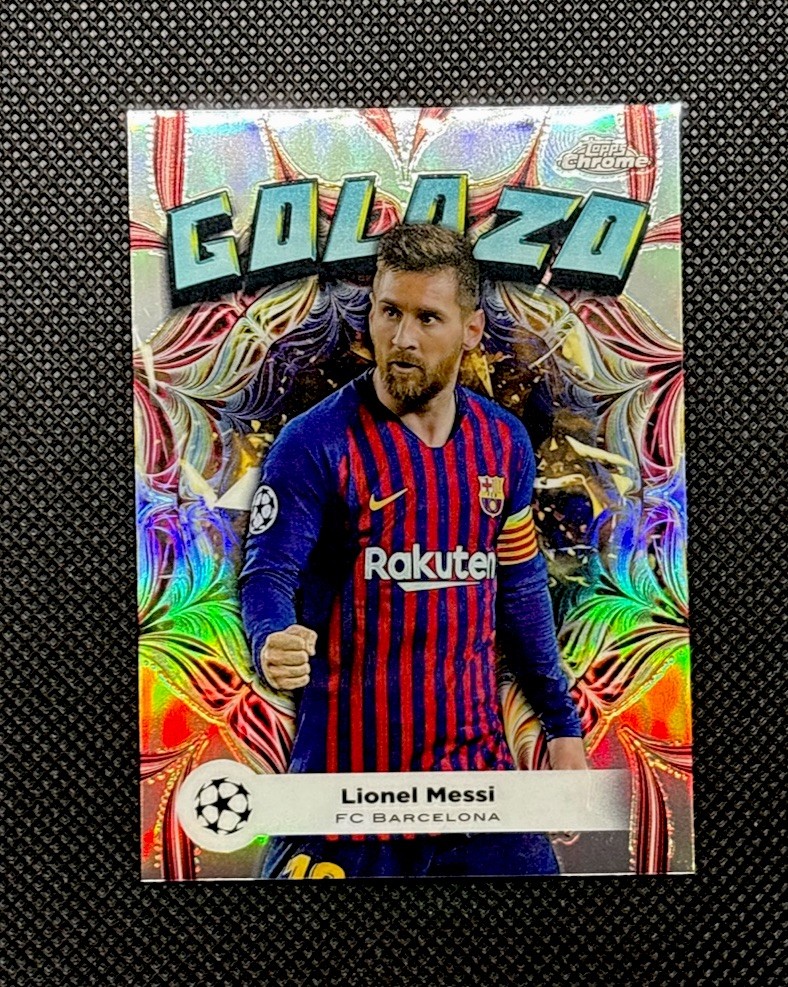 2023-24 Topps Chrome UEFA Club Competitions – Golazo Lionel Messi #GL-5