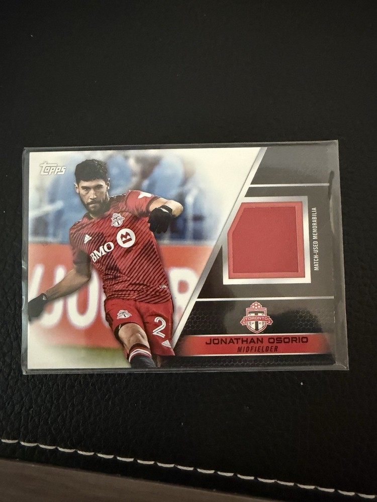 2022 Topps MLS Jonathan Osorio 823/1300 Toronto Jersey Relic Canada World Cup