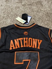 NEW YORK NICKS CARMELO ANTHONY BLACK AND ORANGE Adidas JERSEY MEN&rsquo;s 3XL NEW!