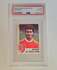 1988-89 Panini Voetbal 89 #152 Romario De Souza Faria Graded PSA 6 PSV Brazil