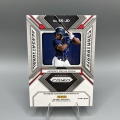 2024 Panini Prizm – Sensational Signatures Jeremy De La Rosa #SS-JD Green Prizm
