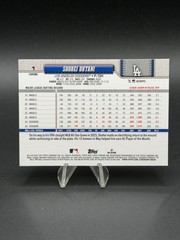 2026 Topps Chrome Shohei Ohtani Base Card Dodgers #1 + 75 Series 1 #91B2-1