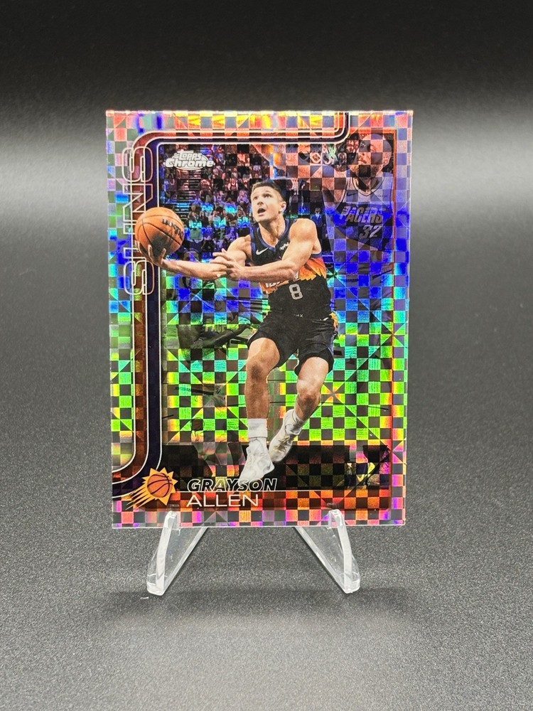 2025-26 Topps Chrome Update Grayson Allen #95 X-Fractor Suns