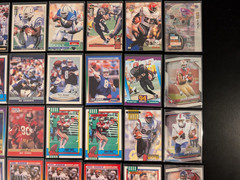 Bulk Football Lot – Random Years and Players – 41 Cards Total