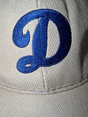 Oklahoma City Dodgers Hat Cap MiLB Baseball Snapback Gray Blue Script D Logo