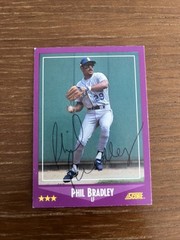 1988 Score #66 PHIL BRADLEY OF Autograph…eBay Standard Envelope