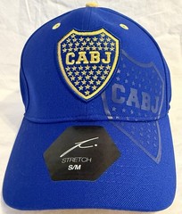Fi Collection Club BOCA Juniors Blue Fitted Soccer Hat/Cap Adult Sz: S/M