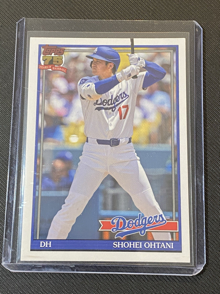 Topps 2025 75 Years of Baseball Shohei Ohtani Dodgers Card #91B2-1