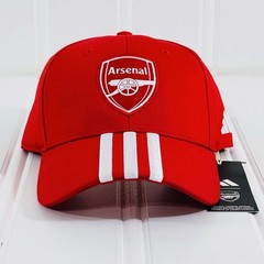 NEW Adidas Arsenal FC Woven Cannon Crest Back Strap Soccer Cap Hat Unisex OSFM