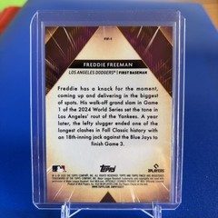 2026 Topps Finest FREDDIE FREEMAN Forces Mini Diamond SSP Case Hit ⚾️ LA DODGERS
