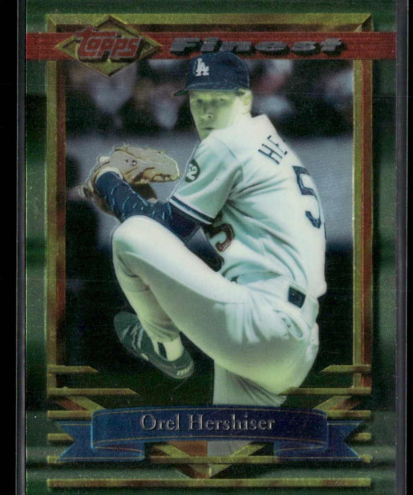 Orel Hershiser Los Angeles Dodgers 1994 Finest #98