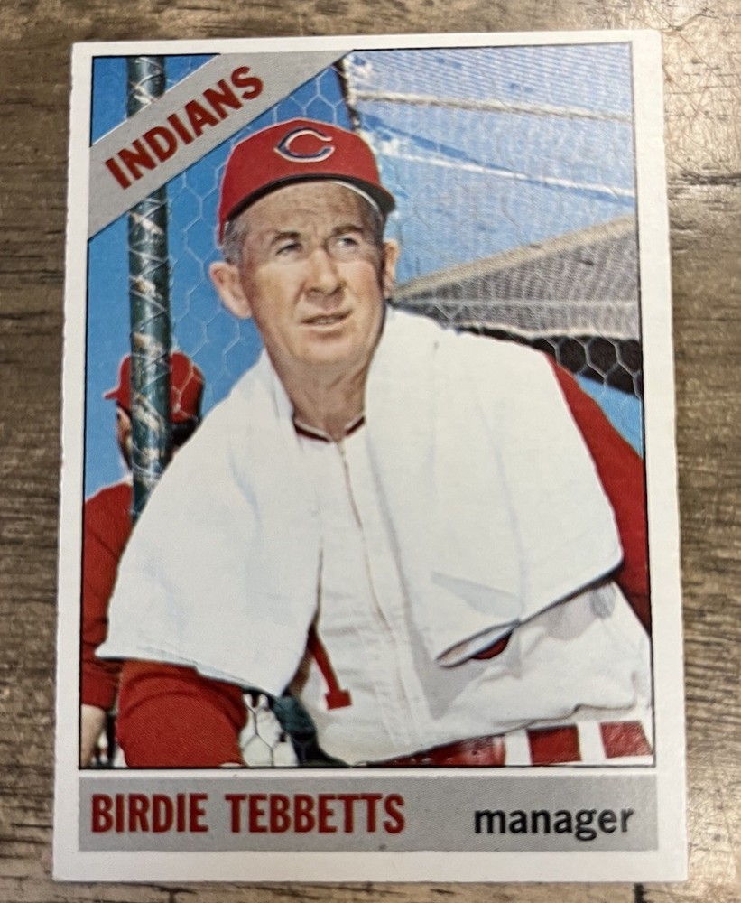 1966 Topps # 552 Birdie Tebbetts Hi # / EX-MT
