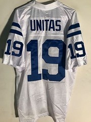 Reebok Premier NFL Jersey Baltimore Colts Johnny Unitas White sz 2X