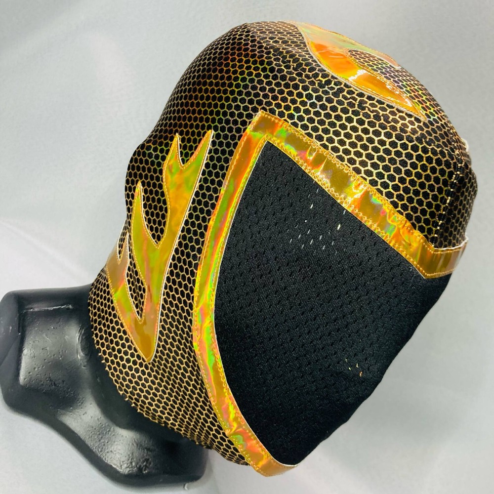 Tinieblas Semi Professional Wrestling Mask Lucha Costume Beehive Fabric Design