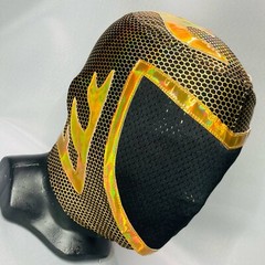 Tinieblas Semi Professional Wrestling Mask Lucha Costume Beehive Fabric Design