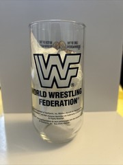 WWF WWE LUKE & BUTCH OF THE BUSHWHACKERS 1990 Titan Sports Wrestling Glass 16oz