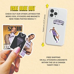 Gabby Williams Golden State Valkyries WNBA Stickers Set of 12 Waterproof Vinyl
