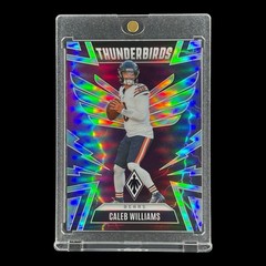 CALEB WILLIAMS SILVER PRIZM PURPLE HOLO 2025 Panini Phoenix Thunderbirds Insert
