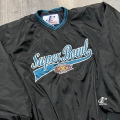 VTG Logo Athletic Super Bowl XXX Steelers Vs Cowboys 1996 Pull Over Sweatshirt