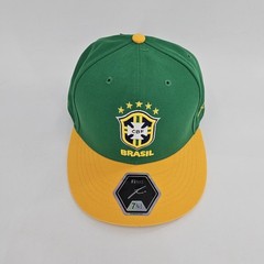 Brasil CBF Soccer Nasional Team Fi Collection Mens Fitted 7 3/4 Cap Green NEW